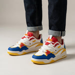 Męskie sneakersy chunky – masywna podeszwa z wyraźnym bieżnikiem – zdjęcie 3