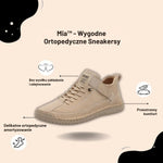 Damskie buty codzienne o szerokim kroju – miękka podeszwa – zdjęcie 2