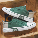 Męskie buty casual sznurowane – amortyzująca podeszwa, niski profil – zdjęcie 6