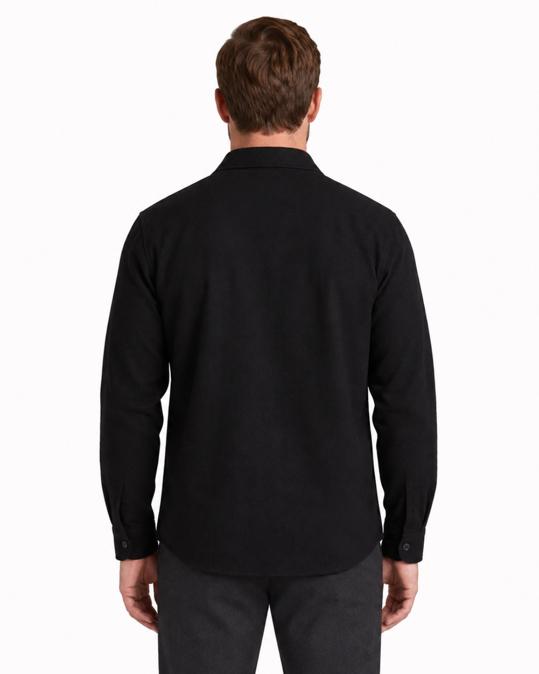 Męska koszula wierzchnia overshirt – prosty krój na wiosnę i jesień – zdjęcie 2