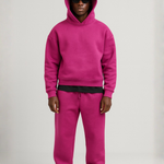 Męski dres oversize – bluza z kapturem i spodnie jogger – zdjęcie 1