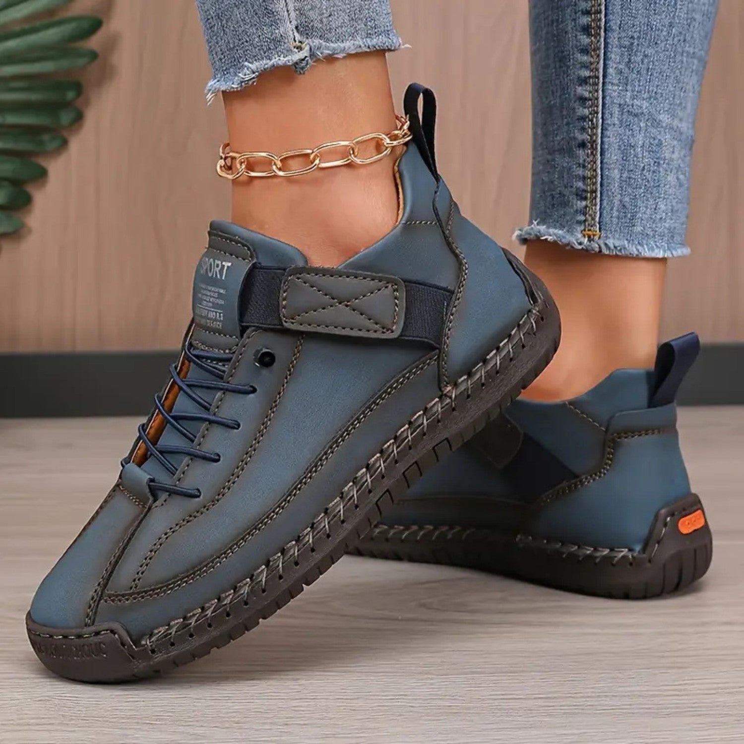 Damskie buty codzienne o szerokim kroju – miękka podeszwa – zdjęcie 13