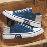 Męskie buty casual sznurowane – amortyzująca podeszwa, niski profil – zdjęcie 4