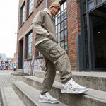 Męskie sneakersy chunky – masywna podeszwa z wyraźnym bieżnikiem – zdjęcie 8