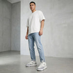Męskie sneakersy chunky – masywna podeszwa z wyraźnym bieżnikiem – zdjęcie 7