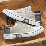 Męskie buty casual sznurowane – amortyzująca podeszwa, niski profil – zdjęcie 2