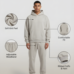 Męski dres oversize – bluza z kapturem i spodnie jogger – zdjęcie 3