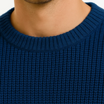Męski sweter prążkowany oversize – luźny krój na chłodne dni – zdjęcie 1