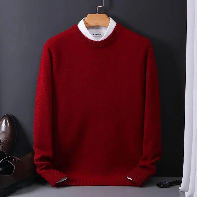 Męski sweter z kaszmiru – klasyczny krój, miękki i ciepły – zdjęcie 4