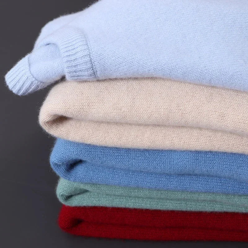 Męski sweter z kaszmiru – klasyczny krój, miękki i ciepły – zdjęcie 7