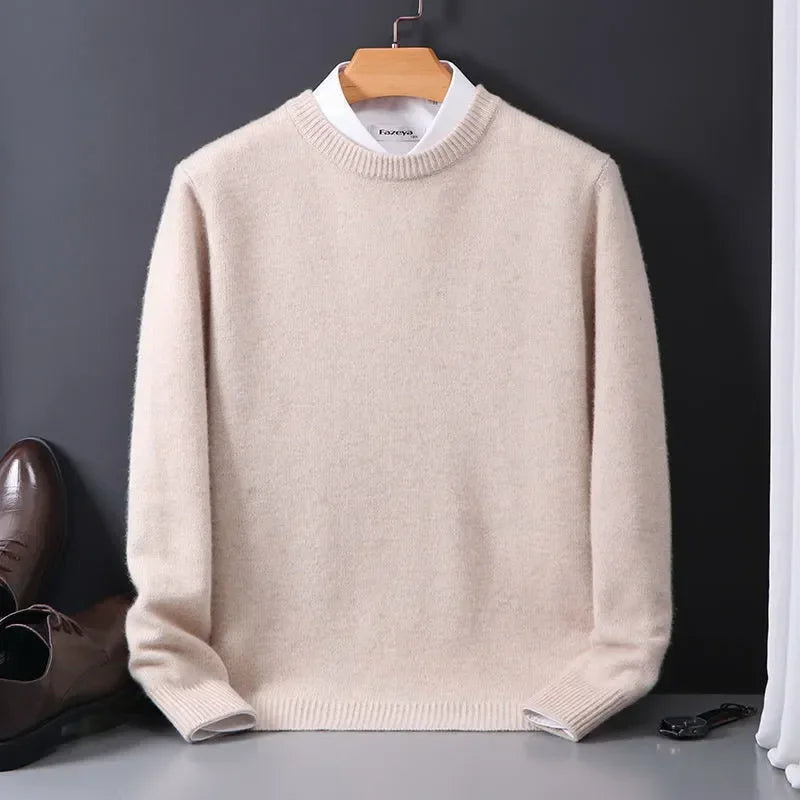 Męski sweter z kaszmiru – klasyczny krój, miękki i ciepły – zdjęcie 2