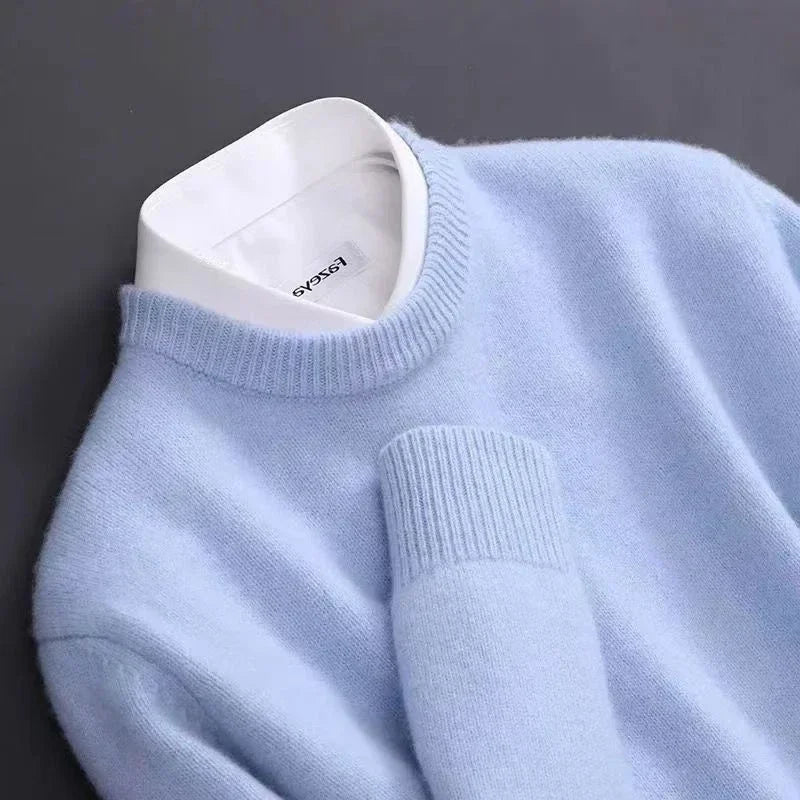 Męski sweter z kaszmiru – klasyczny krój, miękki i ciepły – zdjęcie 5