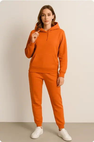 Męski komplet dresowy – bluza z kapturem i spodnie joggery – zdjęcie 6